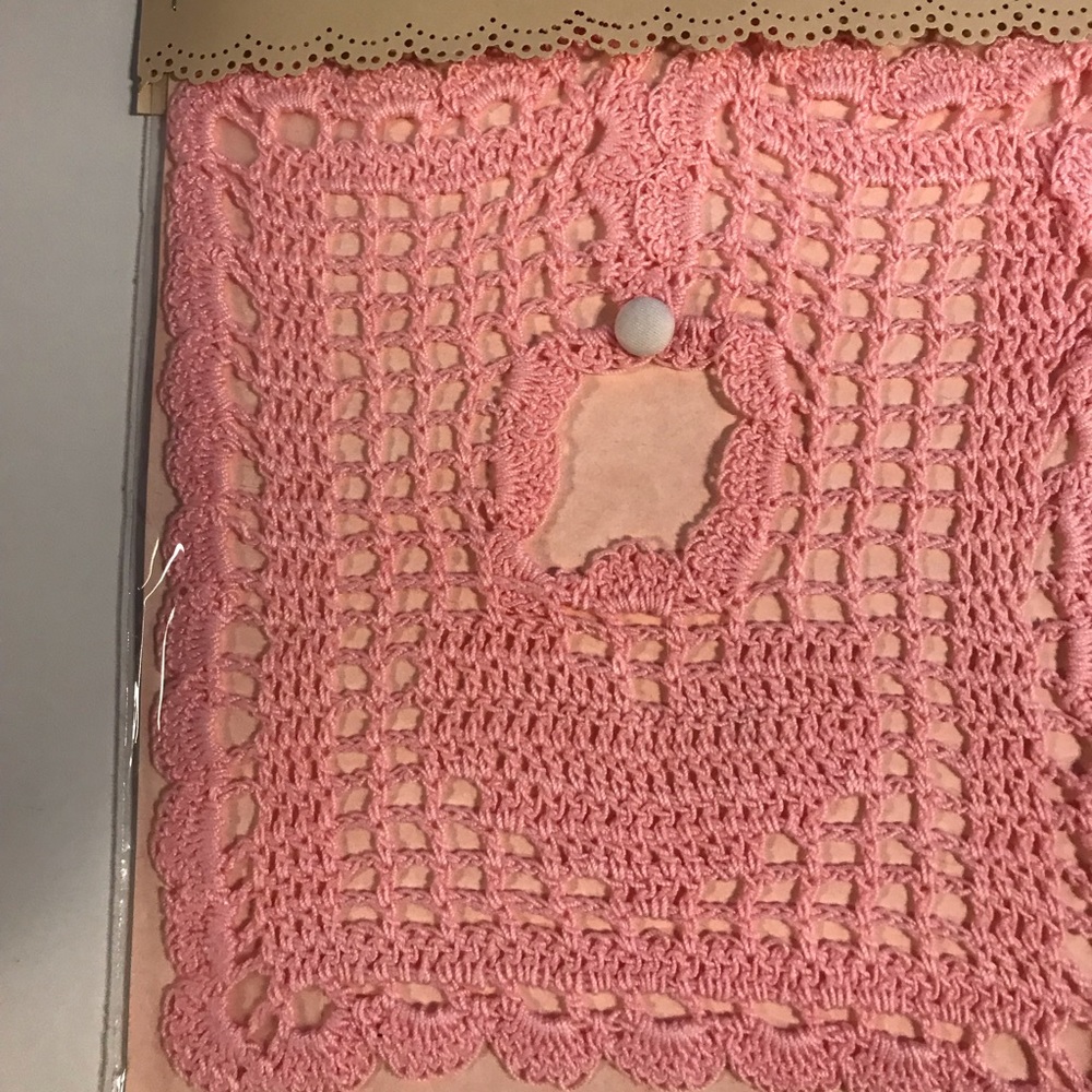Cottagecore Baby Bib-Victorian Style (pink)